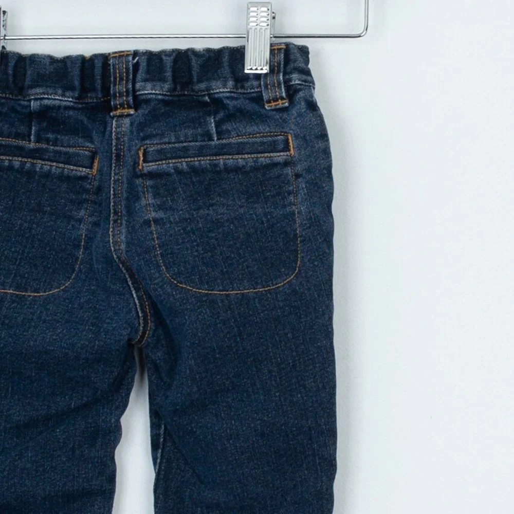 Gymboree Winter Snowflake Embroidered‎ Bootcut Jeans Size 4
